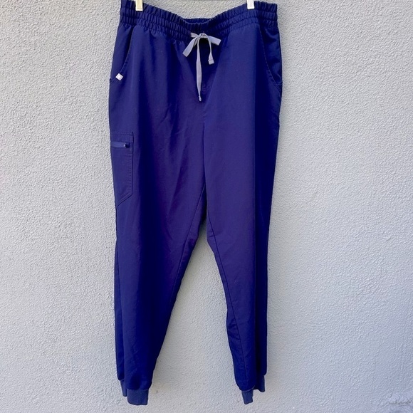 Figs Zamora Jogger Navy Blue Scrub Pant | Size XL Tall - Picture 2 of 5